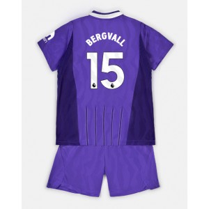 Tottenham Hotspur Lucas Bergvall #15 Jalkapallovaatteet Lasten Kolmas peliasu 2026-27 Lyhythihainen (+ Lyhyet housut)